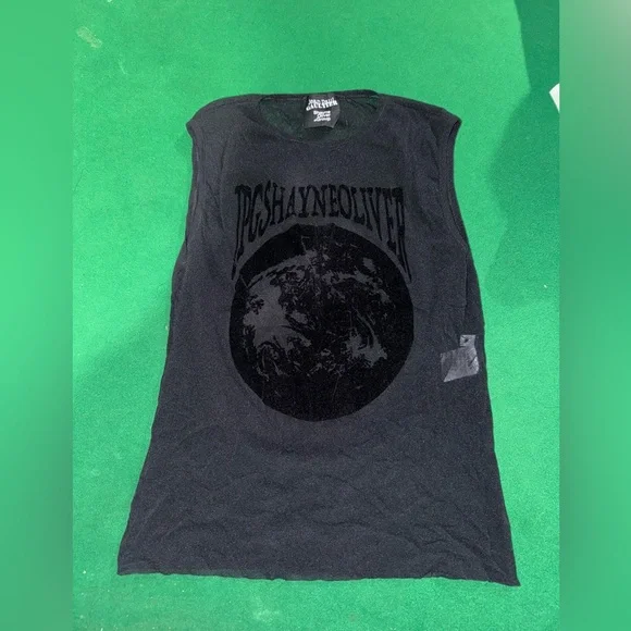 Jean Paul Gaultier Black Shayne Oliver Edition Tank Top